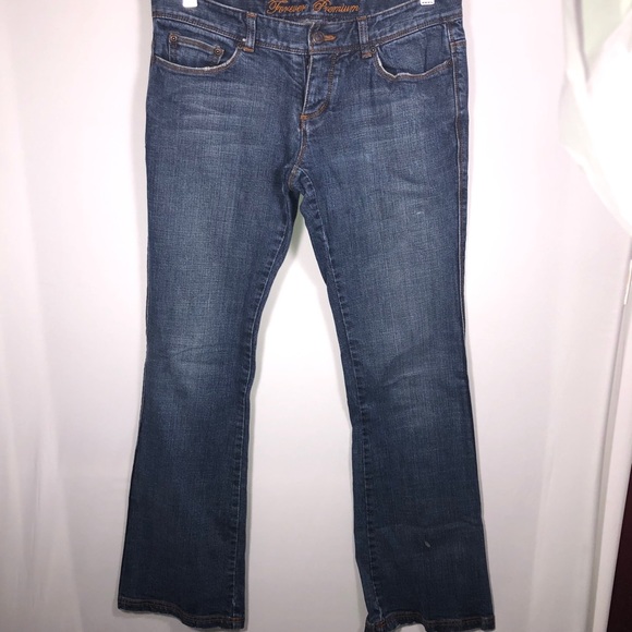 Forever Premium Dark Straight Low Rise Size 3 - Picture 1 of 9